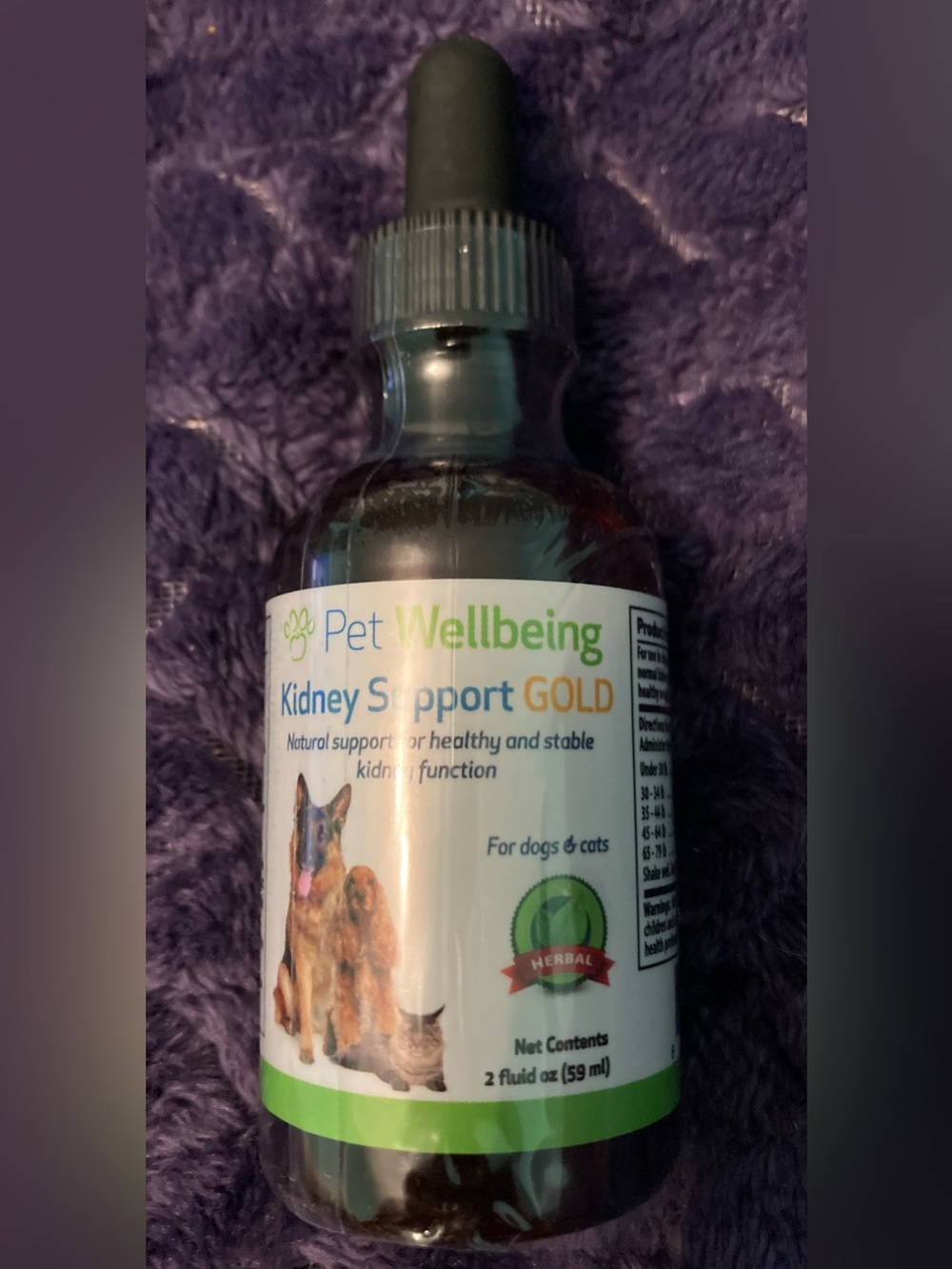 Kidney Support GOLD - Herbal Kidney Support for Dogs & Cats (Green)